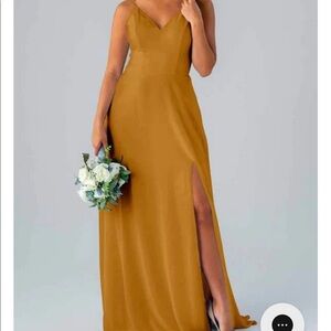 Mustard Yellow Bridesmaid dress